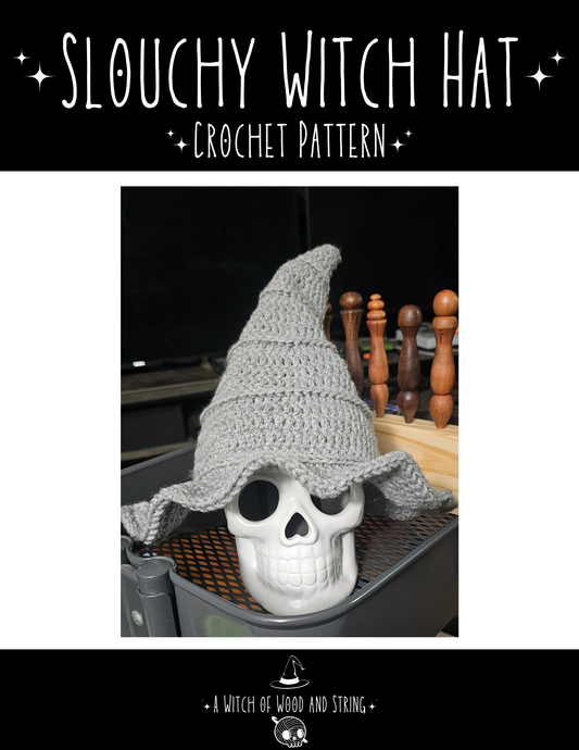 Slouchy Witch Hat Crochet Pattern